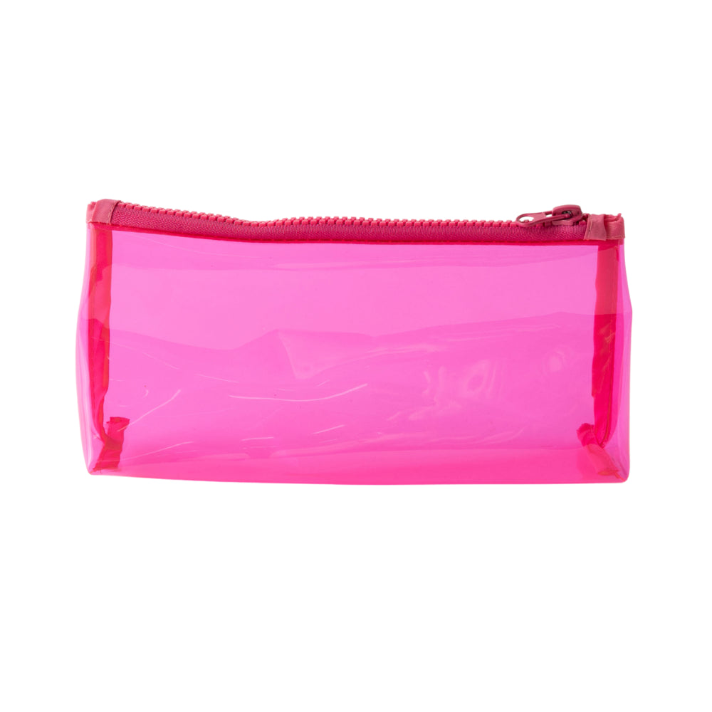 Vivid Collection Clear Pencil Case - PINK